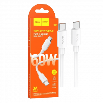 hoco. USB kabl za smartphone, type C, 60W, bijela - X96 Hyper, 60W, White