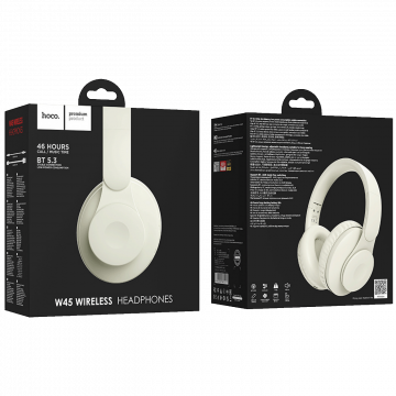 hoco. Slušalice bežične, Bluetooth - W45 Enjoy, White