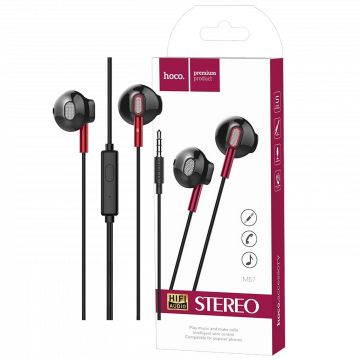 hoco. Slušalice sa mikrofonom, 3.5 mm,dužina kabela 1.2 met, crna - M57 Sky sound, Black
