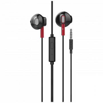 hoco. Slušalice sa mikrofonom, 3.5 mm,dužina kabela 1.2 met, crna - M57 Sky sound, Black