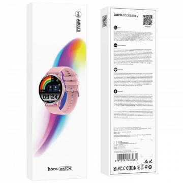 hoco. Pametni sat, 1.43" AMOLED, Bluetooth, IP68 - Y15 Pink Gold