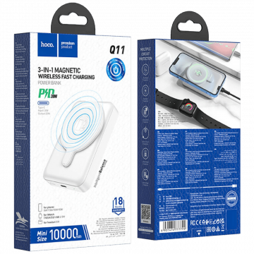 hoco. Punjač prijenosni, bežični, magnetic, 10000mAh, PD20W - Q11 Expressar