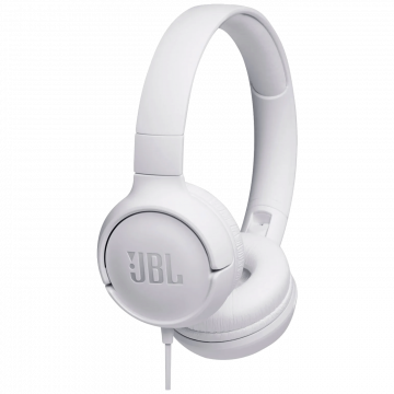 JBL Slušalice sa mikrofonom, headset, 3.5mm, sklopive - Tune 500 White