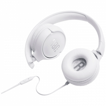 JBL Slušalice sa mikrofonom, headset, 3.5mm, sklopive - Tune 500 White