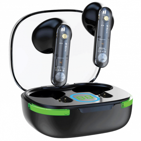 MeanIT Slušalica bežična, Bluetooth v5.3, crna - TWS B80