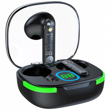 MeanIT Slušalica bežična, Bluetooth v5.3, crna - TWS B80