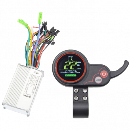 NN-Su LCD brzinomjer, set, za električni romobil - LCD Speedmeter, Set, SL-100, 48V