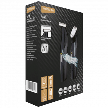 Goldmaster Aparat za brijanje, trimer, 7u1, Wet & Dry - GM-8168 Fast