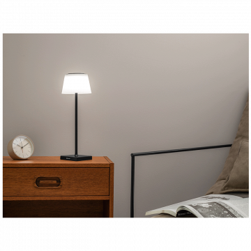 Tracer Lampa, stolna, 4W, IP44 - PLUTO BLACK TABLE LAMP