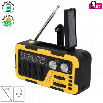 SAL Radio prijemnik, solarno / USB napajanje, Bluetooth - RPH 2
