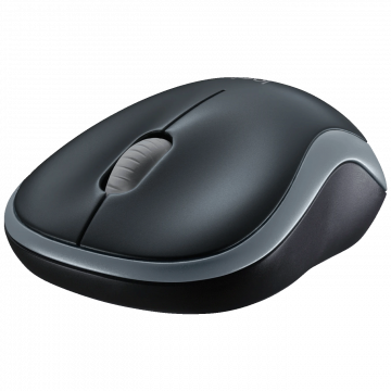 Logitech Miš bežični, 2.4 GHz, 1000 dpi, USB nano, Gray - M185