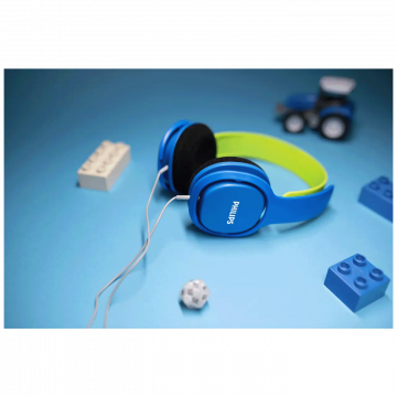 Philips Slušalice za djecu, 3.5mm,  dužina kabla 1.2 met, max. 85 dB - SHK2000BL/00
