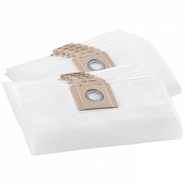 Karcher Vrećice za usisavač, 10 kom., T 10, T 12 - Fleece filter bags, 10 Piece(s)