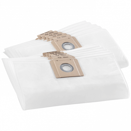Karcher Vrećice za usisavač, 10 kom., T 10, T 12 - Fleece filter bags, 10 Piece(s)