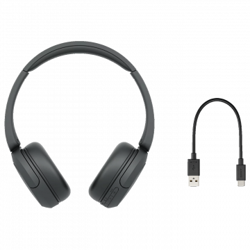 Sony Bežične bluetooth slušalice, WH-CH520, Crna - WHCH520B.CE7