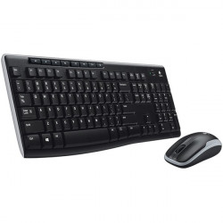 Logitech MK270 bežični set tastature i miša sa USB prijemnikom, QWERTY, 8 funkcijskih tipki