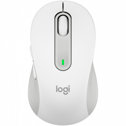 Logitech M650 Signature Bluetooth bežični miš, bijeli, 2000 DPI, tihi klikovi