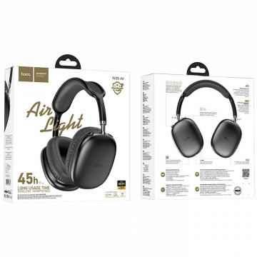 hoco. Slušalice bežične, Bluetooth, crna - W35 Air Triumph Black