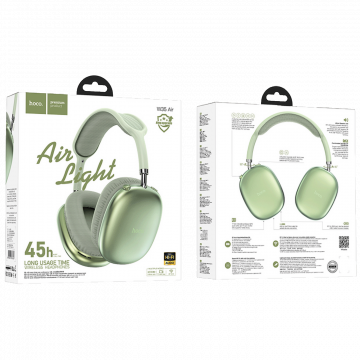 hoco. Slušalice bežične sa mikrofonom, Bluetooth, zelena - W35 Air Triumph Green