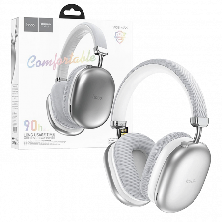 hoco. Slušalice bežične, Bluetooth - W35 Max Joy Silver