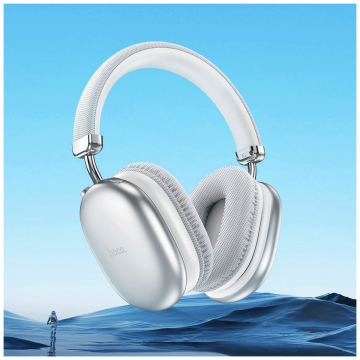hoco. Slušalice bežične, Bluetooth - W35 Max Joy Silver