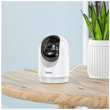hoco. Kamera IP, 3MP, FullHD, WiFi, micro SD, Indoor - D1 Indoor PTZ