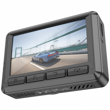 hoco. Auto kamera, 2 Mpxiel, 2.45 IPS", FullHD, microSD - DV2