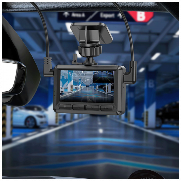 hoco. Auto kamera, 2 Mpxiel, Dual Camera, FullHD, microSD - DV3