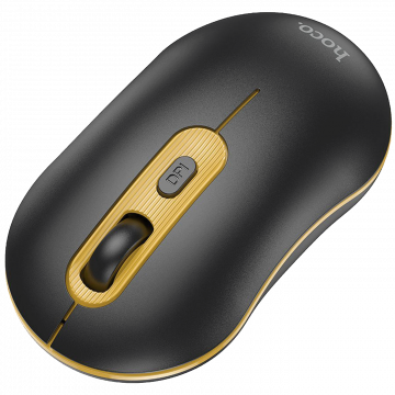 hoco. Miš bežični, optički, 1600 dpi, 2.4 GHz, USB nano - GM21 Platinum Black/Yellow