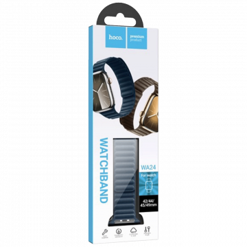 hoco. Magnetni remen za iWatch, 42/44/45/49mm, blue - iWatch WA24 Blue
