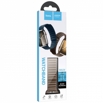 hoco. Magnetni remen za iWatch, 42/44/45/49mm, brown - iWatch WA24 Brown