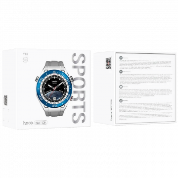 hoco. Pametni sat, 1.39" zaslon, Bluetooth, IP67 - Y16 Silver