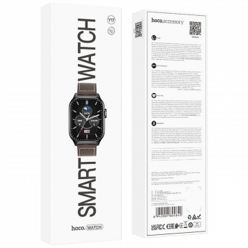 hoco. Pametni sat, 2.03" zaslon, Bluetooth, IP67 - Y17 Black