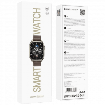 hoco. Pametni sat, 2.03" zaslon, Bluetooth, IP67 - Y17 Gold