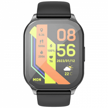 hoco. Pametni sat, 1.96", AMOLED zaslon, Bluetooth, IP68 - Y19 Metal Gray
