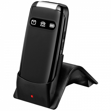 MeanIT Telefon mobilni, 2.8" ekran, Dual SIM, SOS tipka - SENIOR FLIP MAX Black