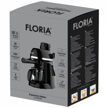 Floria Aparat za espresso kafu, 800W - ZLN9358