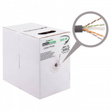 Connect XL Mrežni FTP kabl, CAT6, BC, 305 met. - CAT6-FTP-BC