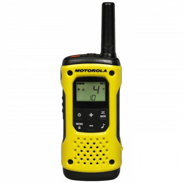 Motorola Walkie Talkie, domet 10 km, 16 kanala, žuto/crna - TLKR T92