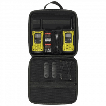 Motorola Walkie Talkie, domet 10 km, 16 kanala, žuto/crna - TLKR T92