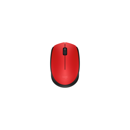 Logitech M171 bežični miš, crveni, 1000 dpi, USB prijemnik
