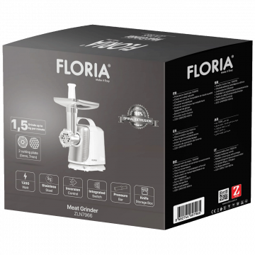 Floria Mašina za mljevenje mesa, snaga 1300 W - ZLN7966