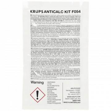 Krups Prah za čišćenje kamenca - F054001A