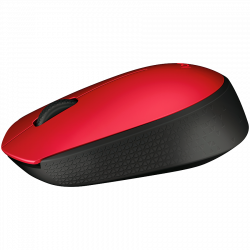 Logitech M171 bežični miš, crveni, 1000 dpi, USB prijemnik