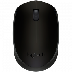 Logitech B170 bežični miš, crni, USB prijemnik, 1000 dpi
