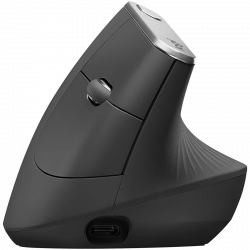 Logitech MX Vertical Bluetooth bežični miš, grafitni, ergonomski, 1600 dpi