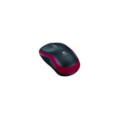 Logitech M185 bežični miš, crveni, 1000 DPI, RF veza