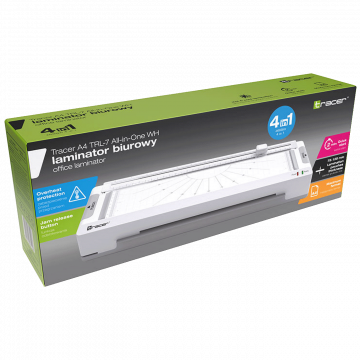 Tracer 4u1 Laminator / Plastifikator / Rezac A4 - TRACER A4 TRL-7 ALL-IN-ONE WH