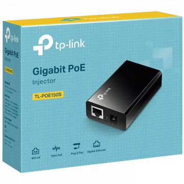 TP-LINK PoE napajanje + Injector, Gigabit Ethernet, 30W - TL-POE160S