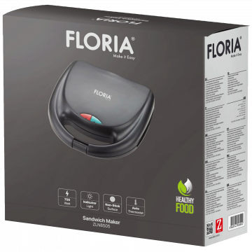 Floria Sendvič Toster, LED indikator, 800 W - ZLN8505